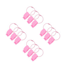 12Pièces Porte-Disques Volants Rose Pe Avec Clamps Portables Stables