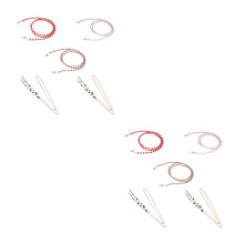 10Pièces Lanières Lunettes Perles Colorées Réglable Confortable