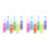12Pcs Assorted Color Candy Highlighter Pens Easy Writing School Use 1