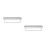 2Pcs Grey Plastic Wall-Mounted Storage Rack for Bathroom and Kitchen 1