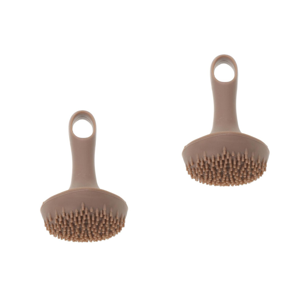 Happyyami 2Pcs Silicone Freckle Stamp Brown Waterproof Makeup Party Decorations