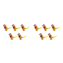 10Pcs Clockwork Parrot Toys ABS Kids Wind-Up Animal Playthings