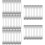 60Pcs Silver Stainless Steel Bangle Blanks for DIY Stamping 1