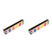 2Pièces Jouet Harmonica Bois Safe Pour Débutants Enfants