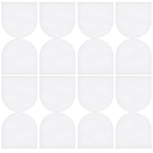 400Pcs Protective Vinyl Record Sleeves White Storage Pouches 1