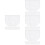 400Pcs Protective Vinyl Record Sleeves White Storage Pouches 5