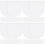 400Pcs Protective Vinyl Record Sleeves White Storage Pouches 6