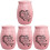 4Pcs Pet and Human Ashes Urns Pink Decorative Mini Keepsake for Home 1