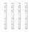 4St Wand Groeimeter Donkergrijs Meten 5
