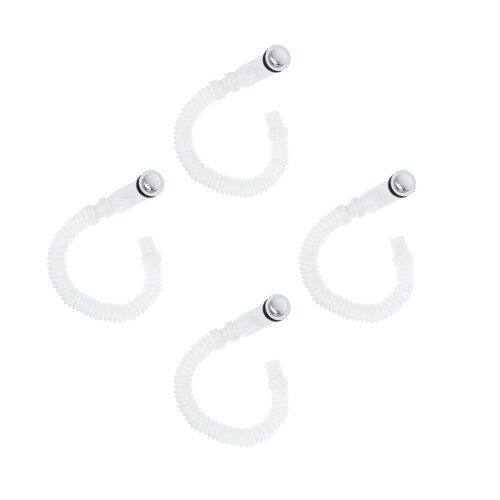 4Pièces Kit Drain Flexible En Antifuite Pour