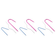 9Pcs Durable Aluminum U-Shaped Stitch Holder Needles for Yarn Knitting