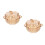 2Pièces Pot En Verre Marron Clair Pour Décoration Maison 1