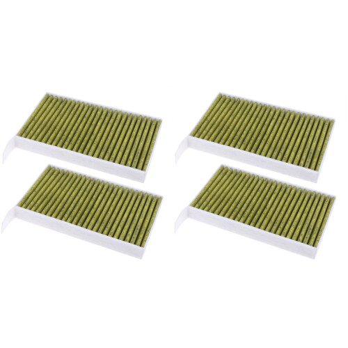 4Pcs Easy Install Multi Cabin Air Filters Activated Carbon Auto