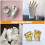5Ensembles Kit Empreinte Mains Bébé Famille Plâtre DIY 4