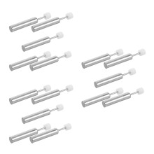 15Pièces Freins Silencieux Cabinet Métal Argent Pour Portes Tiroirs