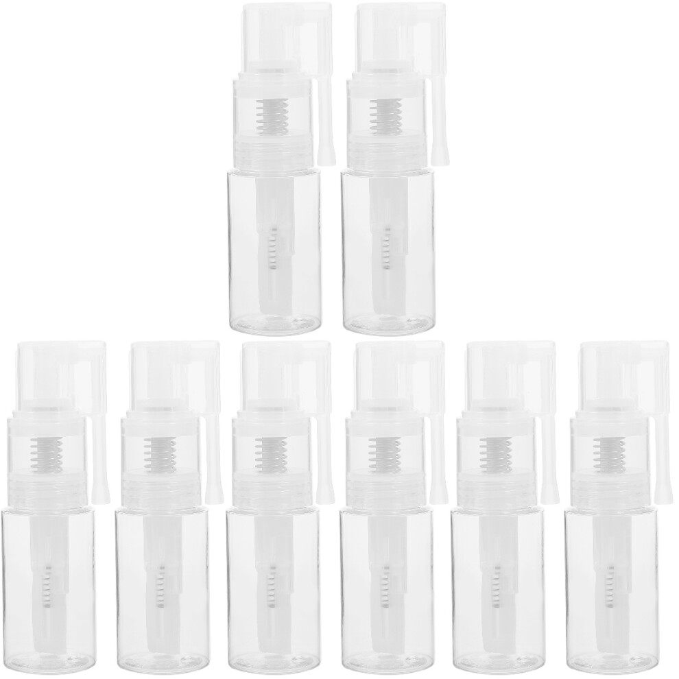 Ohphcall 8Pcs Dry Powder Spray Dispensers Transparent Abs Reusable Home Use