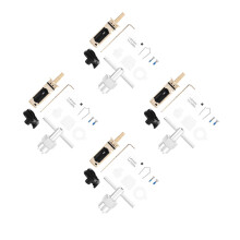 4Ensembles Valve De Douche Argent Usage Salle De Bain Durable