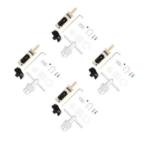 4Ensembles Valve De Douche Argent Usage Salle De Bain Durable