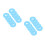 20Pièces Protections Guitare Silicone Bleu Longue Durée 1