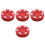 4Pièces Palets Hockey Roller PP Accessoire Entraînement Pro 6