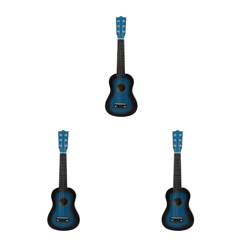 3Pièces Débutants 6 Cordes Bois Résistant Pour Enfants