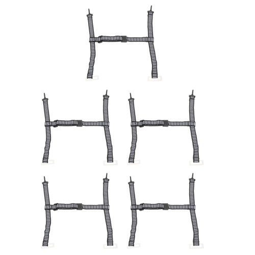 5Pcs Adjustable Hard Hat Chin Strap Y-Shaped Durable ABS Safety