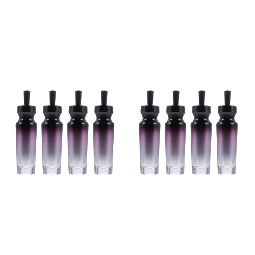 8Pièces Flacons Verre Aromathérapie Rechargeables Pour Usage