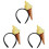3Pcs Multi-Use Ice Cream Headband Soft Fabric Cone Hair Accessories 1