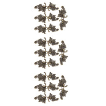 12Pcs Dark Green Antique Metal for Sewing Sweater Shawl