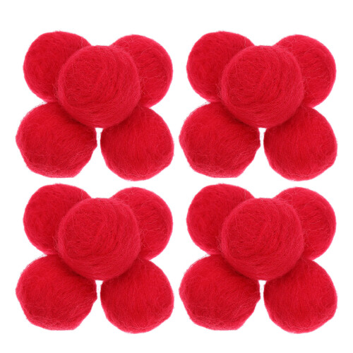 40Pièces Mini Pompons En Laine Douce Pour Décoration 2