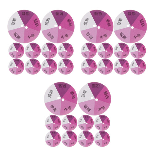 60Pcs Lightweight Violet Uv Testing Sheets Plastic Uv Detector Cards