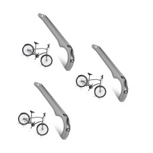 3Pcs Black Plastic Bike Chain Cover Oilproof for Mountain & Road Bikes