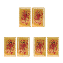 6St Feng Shui Beschermkaarten Metalen Amulet Voor Thuisdecor En