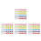 Cloud Shaped Scrapbook Stickers Multi-Color Paper Photo Corners 1