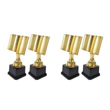 4Pcs Plastic Gold Reading Trophy Cup for Kids Book Winner Award