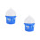 2Pièces Distributeur D'eau Pour Oiseaux Matériau Résistant Compact 1