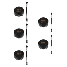 5PiĂšces Cire Sourcils Noir Gel Fixant Ătanche Pour Coiffage Parfait