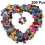 200 Pcs Guitar Plectrum Ukulele Pick Thin Picks Cool 1