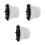 3Pcs White Pc Hair Dryer Diffuser for Curling & Drying Universal Fit 1