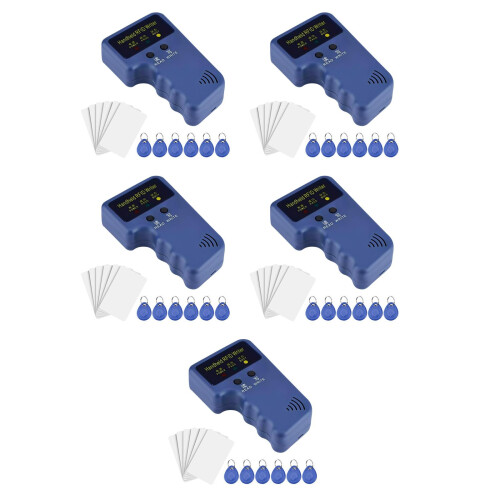 5Pcs ABS Blue Rfid Card Duplicator Portable Handheld Copier