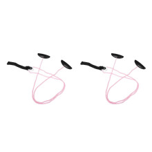 2Pcs Ergonomic PVC Neck Strap Pulley for Upper Body Workout and Rehab