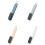 Raindrops 5 Pcs Decor Good Cleaning Effect Brush 20x3.6cm Grey 1