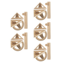 20Pièces Règles De Mesure Bambou Multifonction