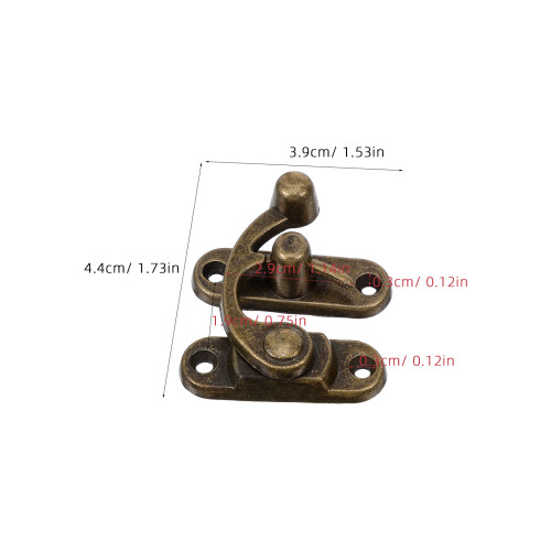 4Pièces Métal Bronze Ancien Pour , Mini 2