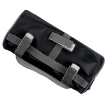 2Pcs Spacious Black PU Motorcycle Tool Bags Easy Installation