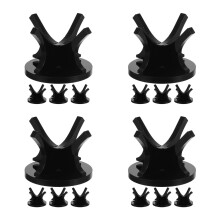 16Pièces Support Boules Noir Multi-Usage Facile À Installer