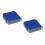 2Pcs Blue Portable Cd Storage Case Large Capacity Zippered Disc Holder 1