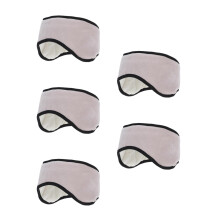 5Pcs Adjustable Grey Sleeping Earmuffs Comfortable Winter Ear Warmers