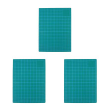 3Pcs PVC Self Cutting Mat Green Non-Slip for Sewing Art Craft