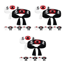 24Pcs Karate Headbands Japanese for Home Use